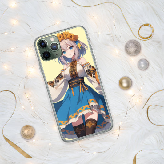 Clear Case for iPhone® 15, 15 pro, 15 Pro Max Ukrainian Anime Collection