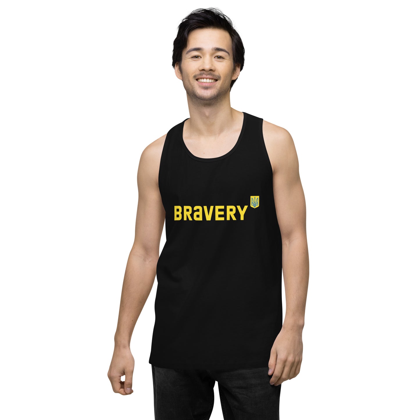 Men’s premium tank top Bravery Collection Ukrainian Clothings