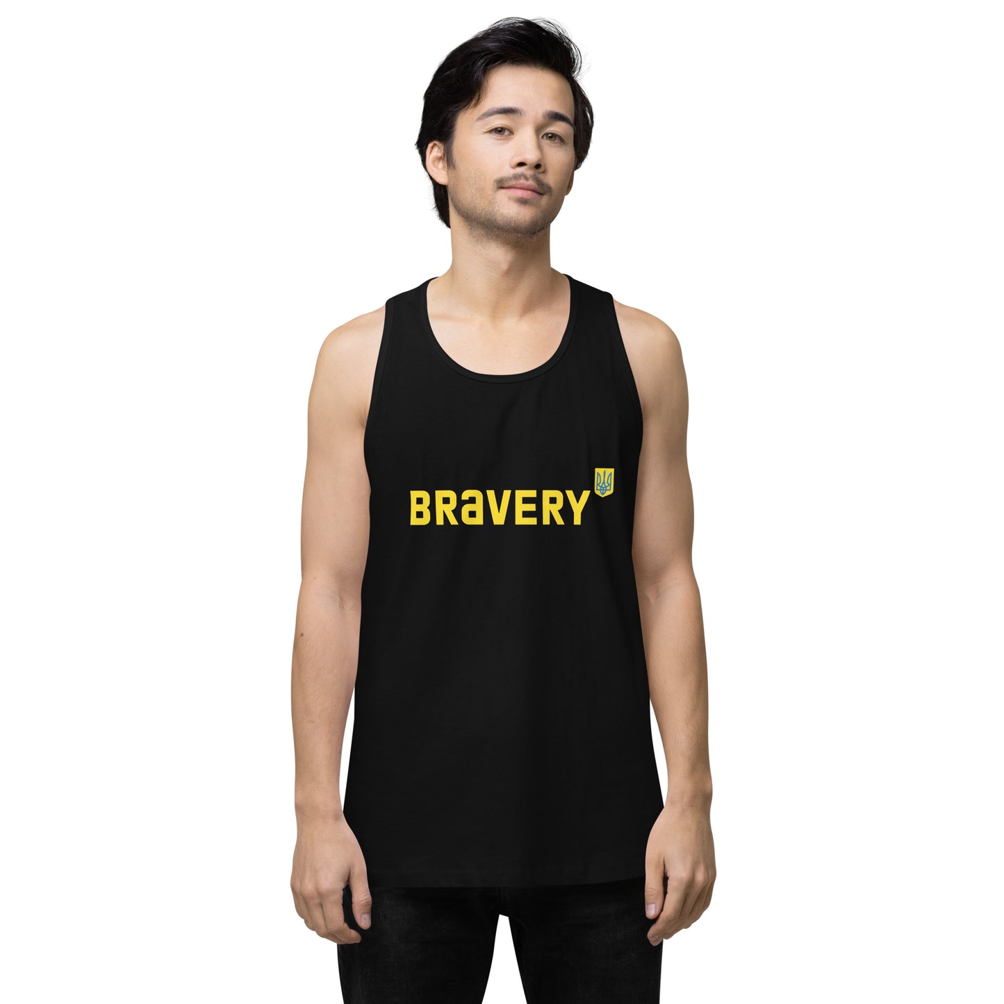 Men’s premium tank top Bravery Collection Ukrainian Clothings