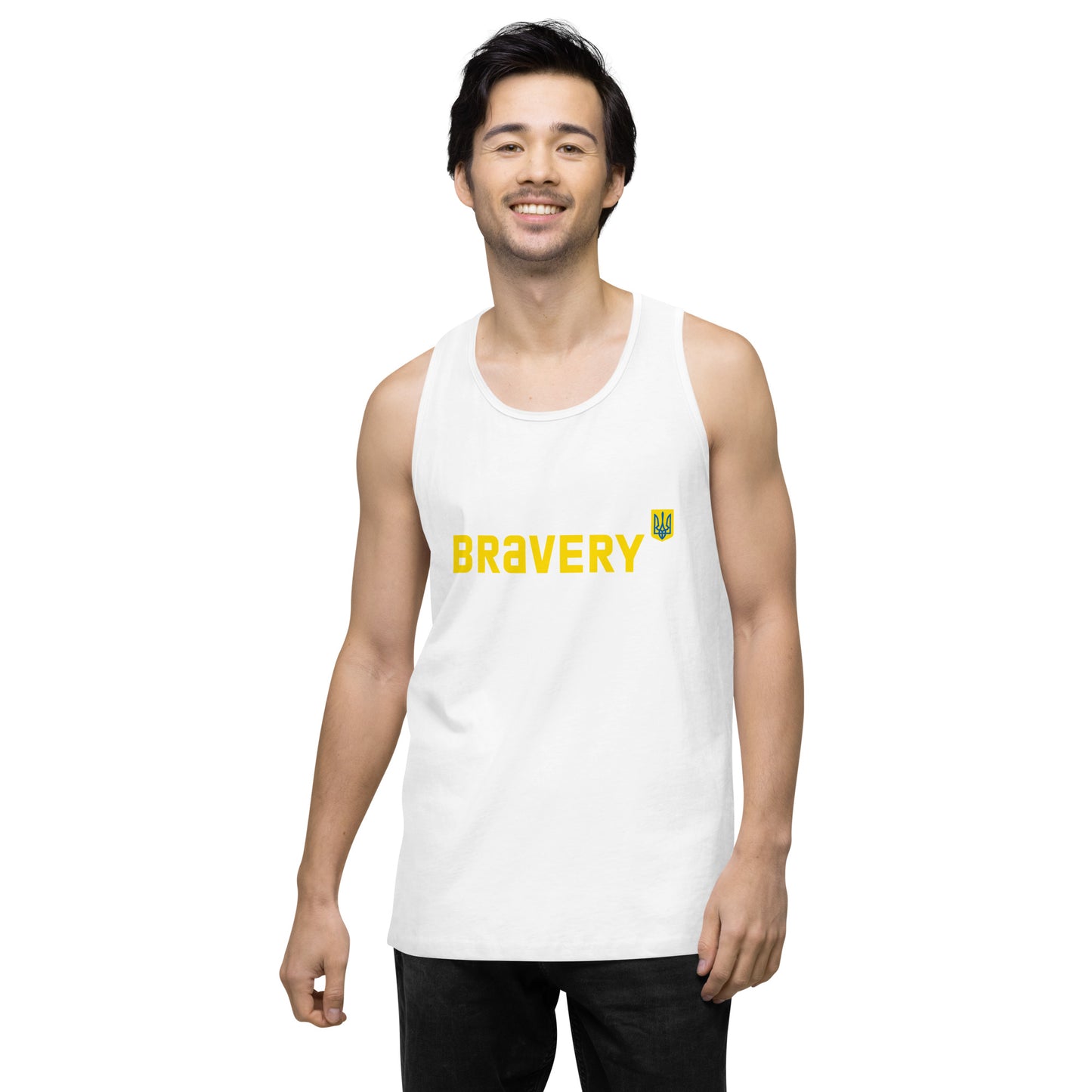 Men’s premium tank top Bravery Collection Ukrainian Clothings