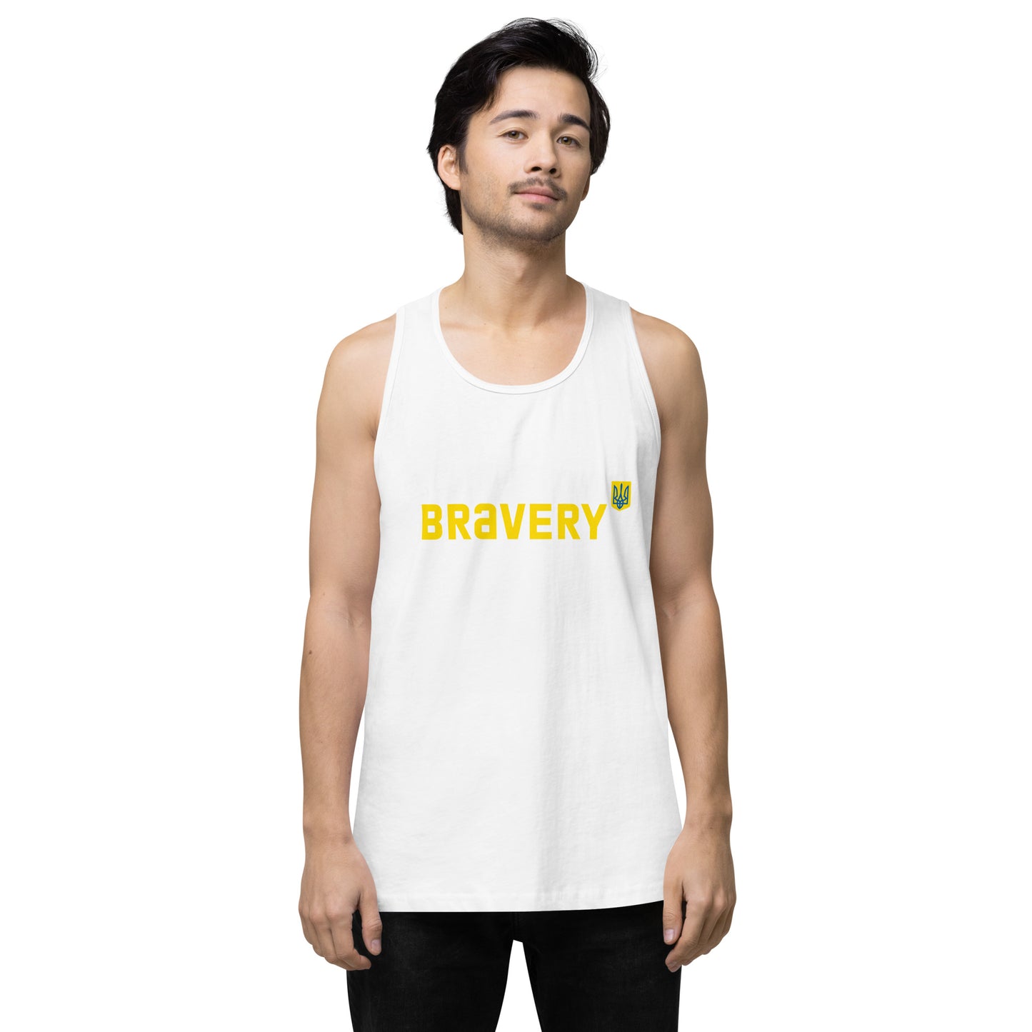 Men’s premium tank top Bravery Collection Ukrainian Clothings