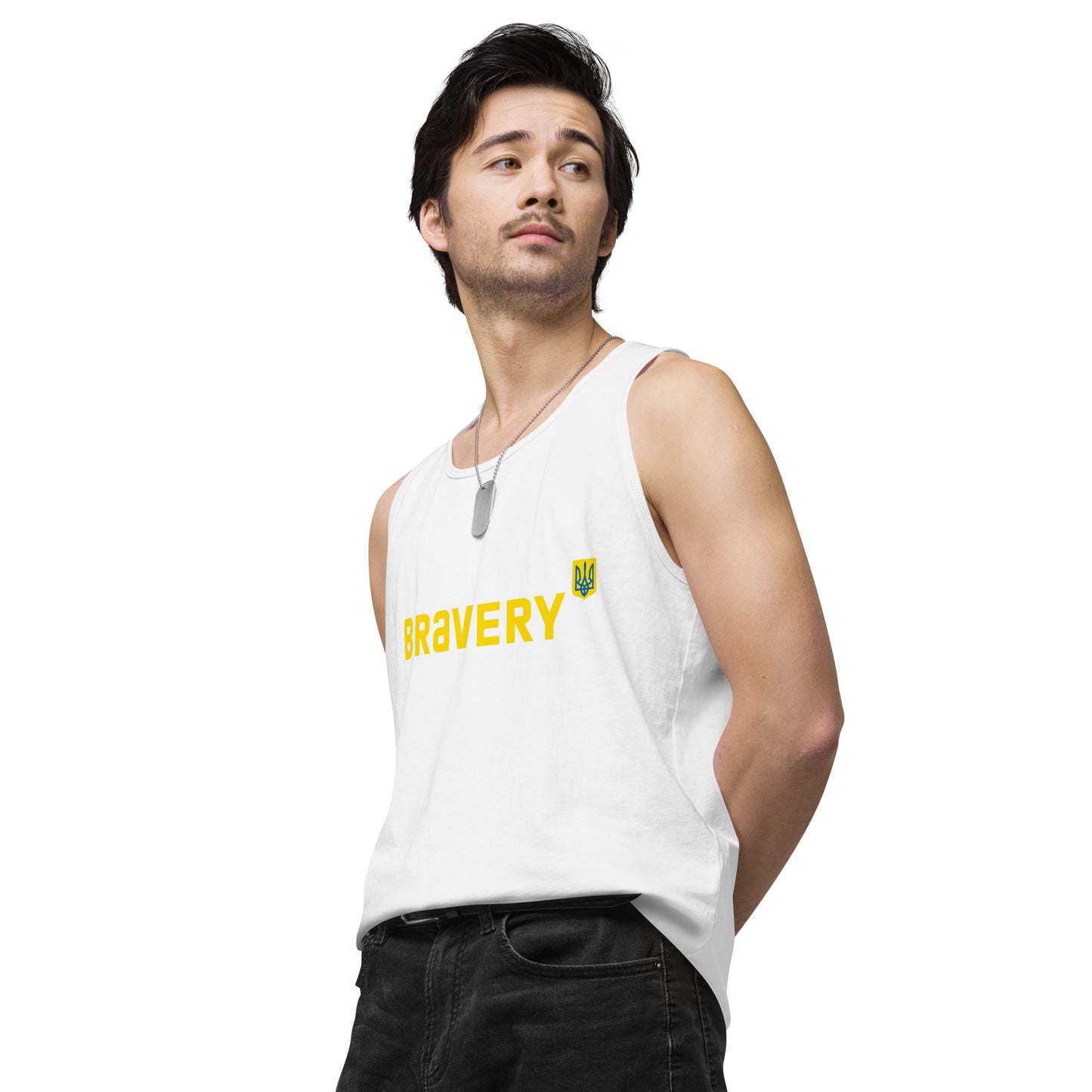 Men’s premium tank top Bravery Collection Ukrainian Clothings