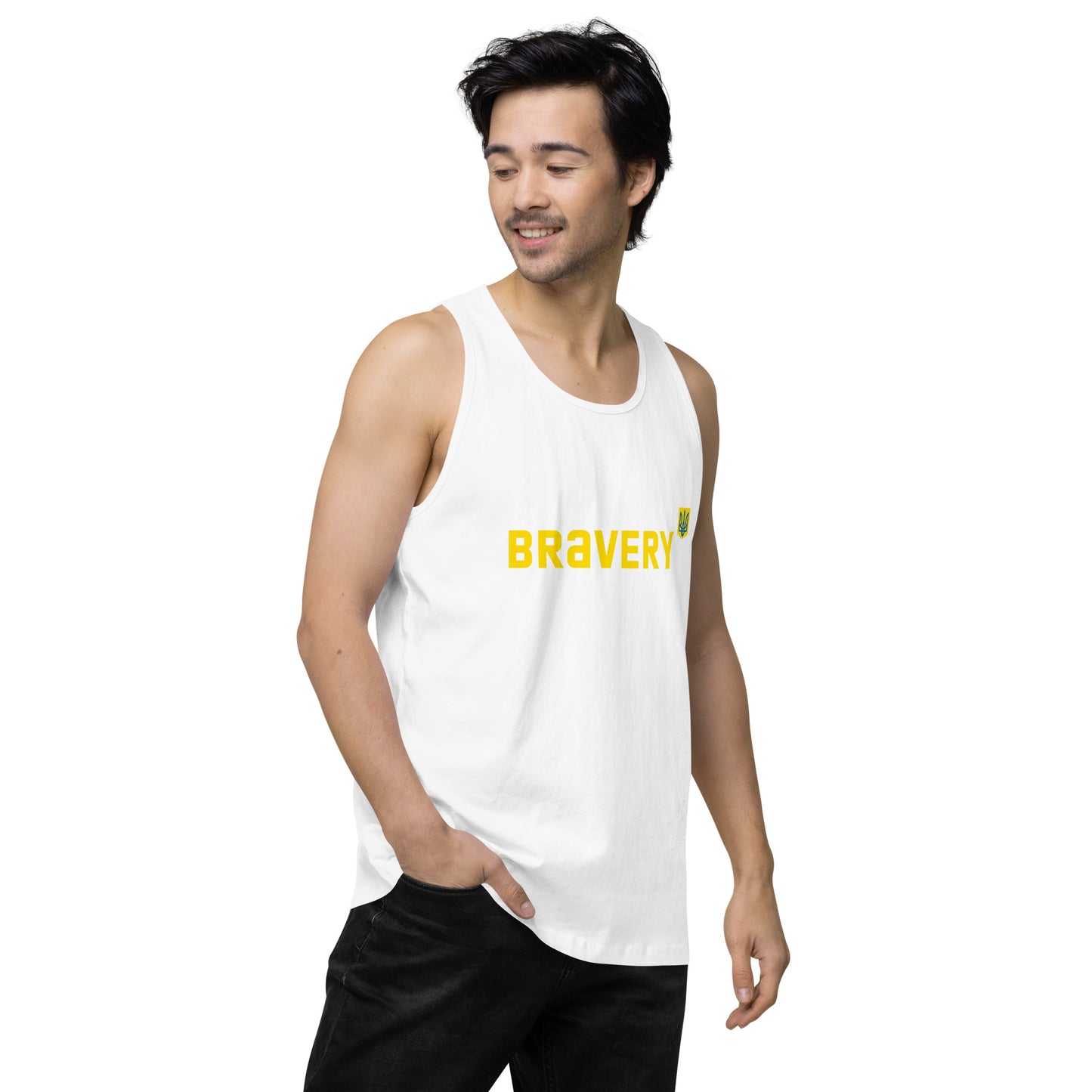 Men’s premium tank top Bravery Collection Ukrainian Clothings