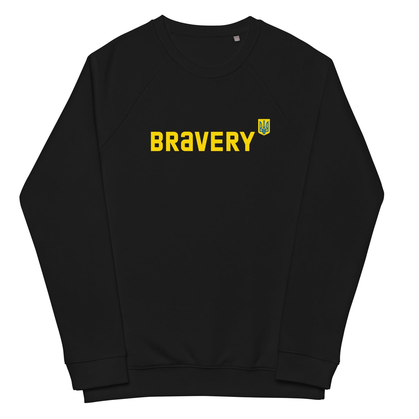 Unisex organic raglan sweatshirt Bravery Collection