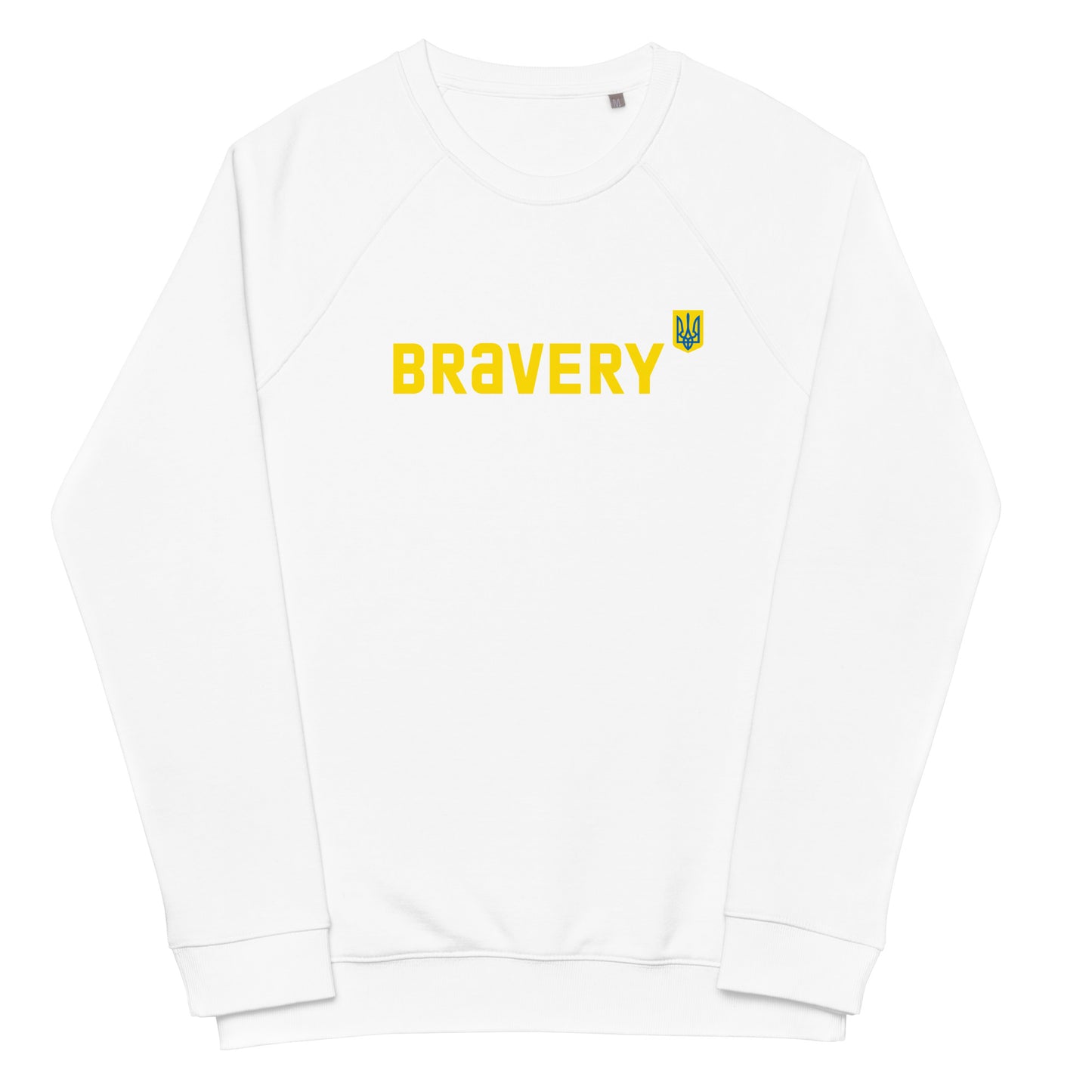 Unisex organic raglan sweatshirt Bravery Collection