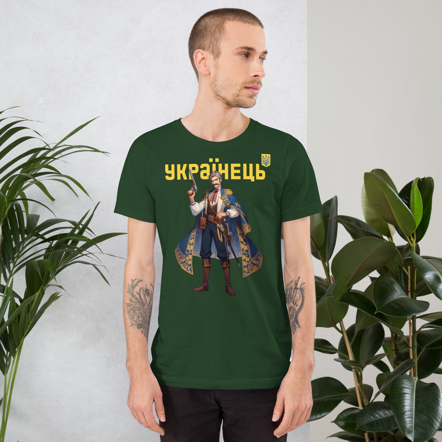 Men t-shirt Ukrainian Anime Print