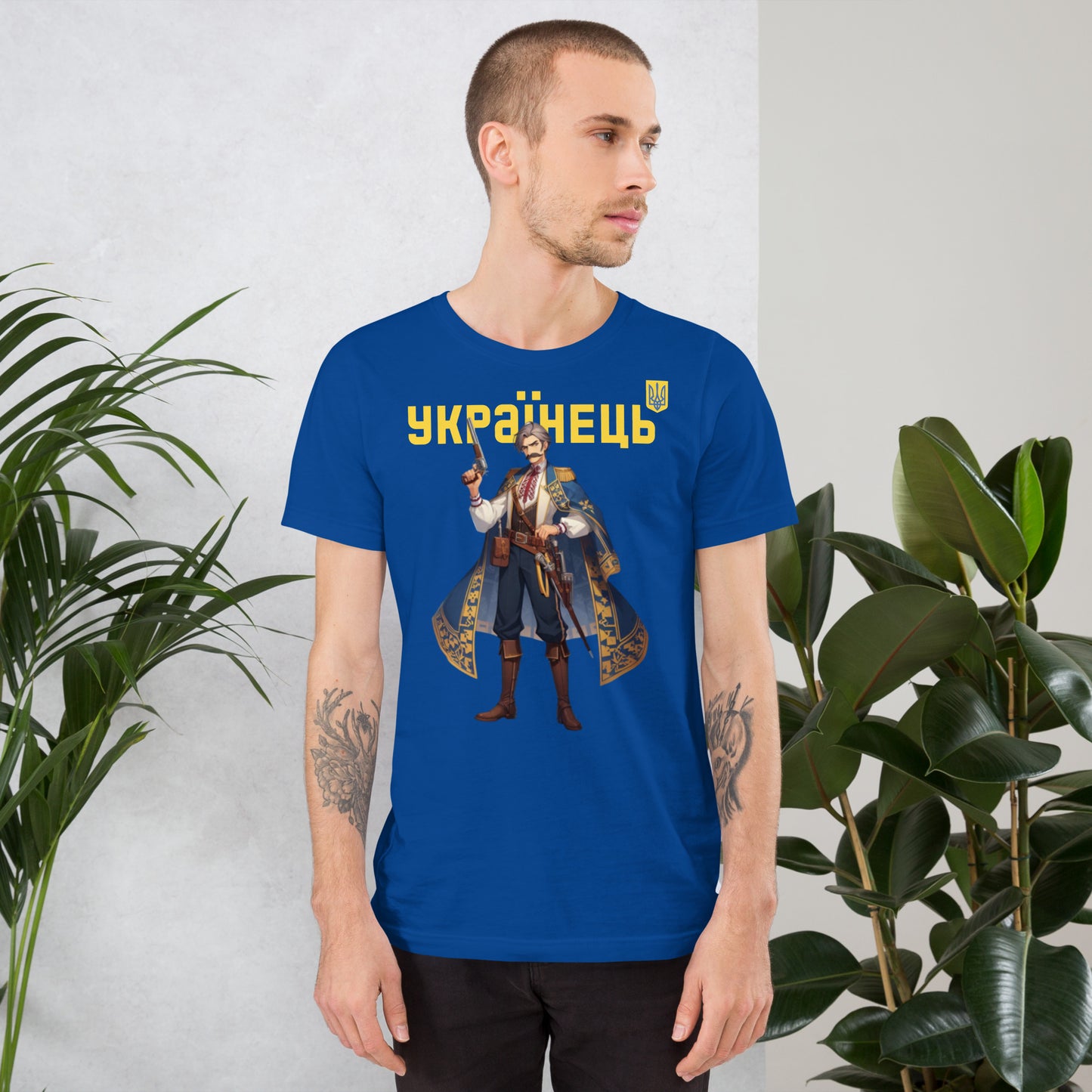 Men t-shirt Ukrainian Anime Print