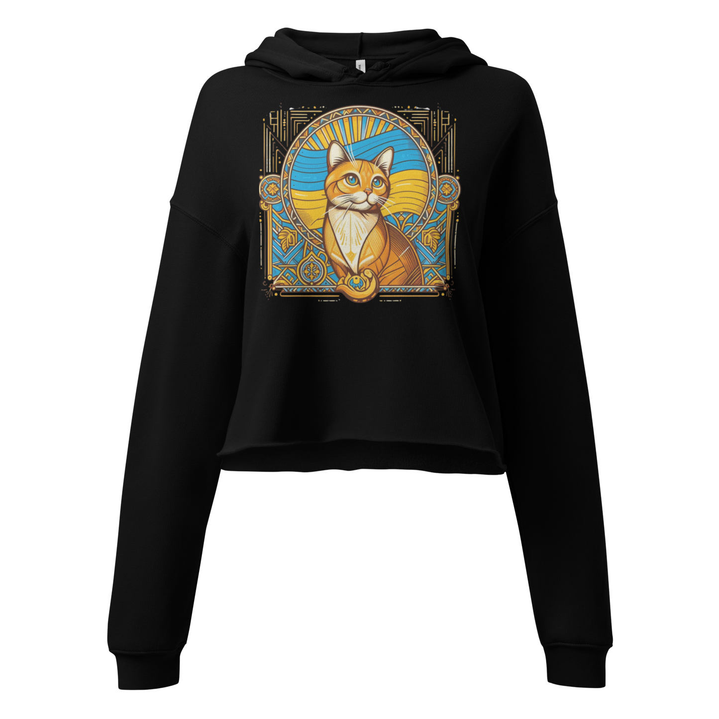 Crop Hoodie Ukrainian Cat Collection