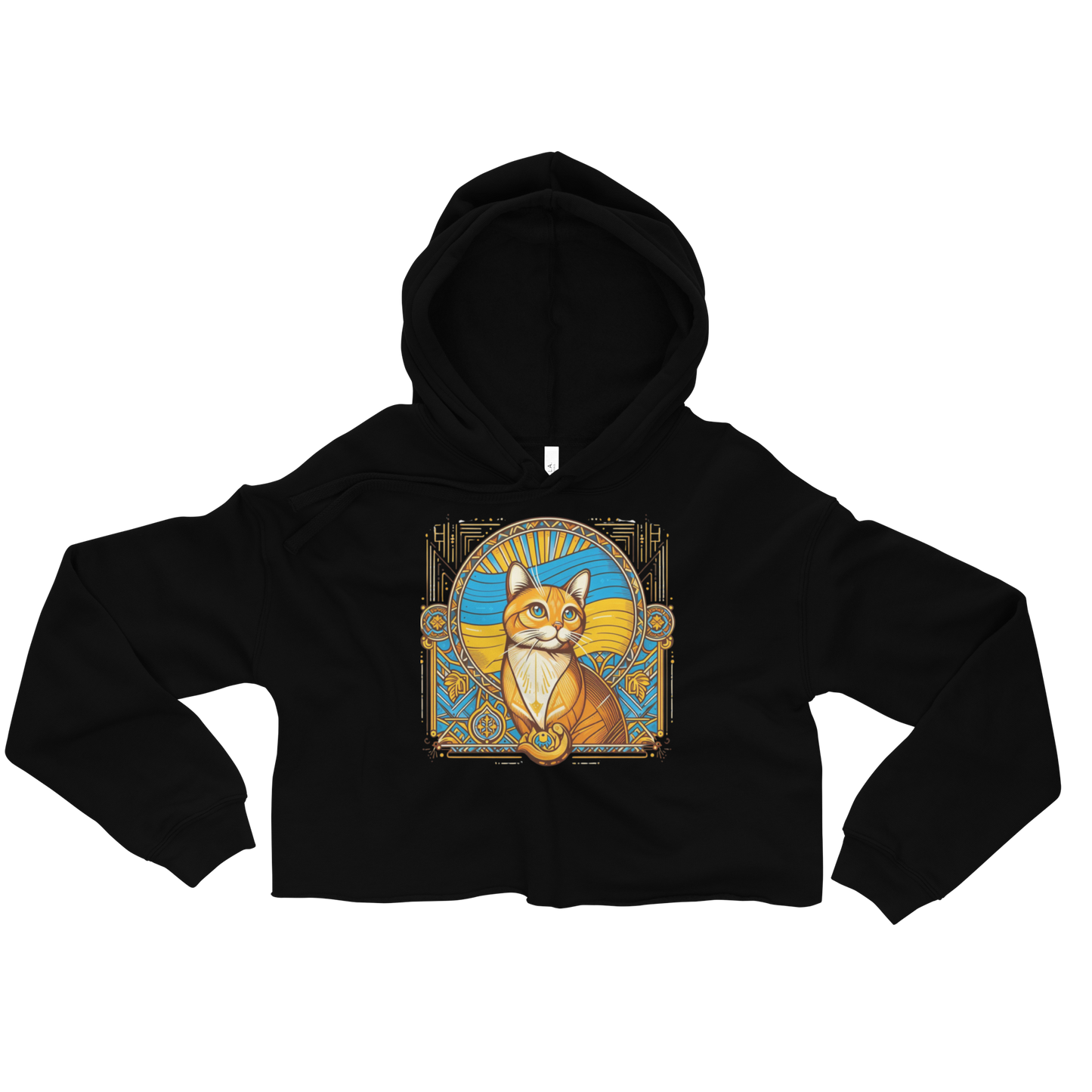 Crop Hoodie Ukrainian Cat Collection