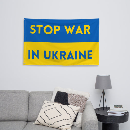 Ukrainian National Flag Stop War