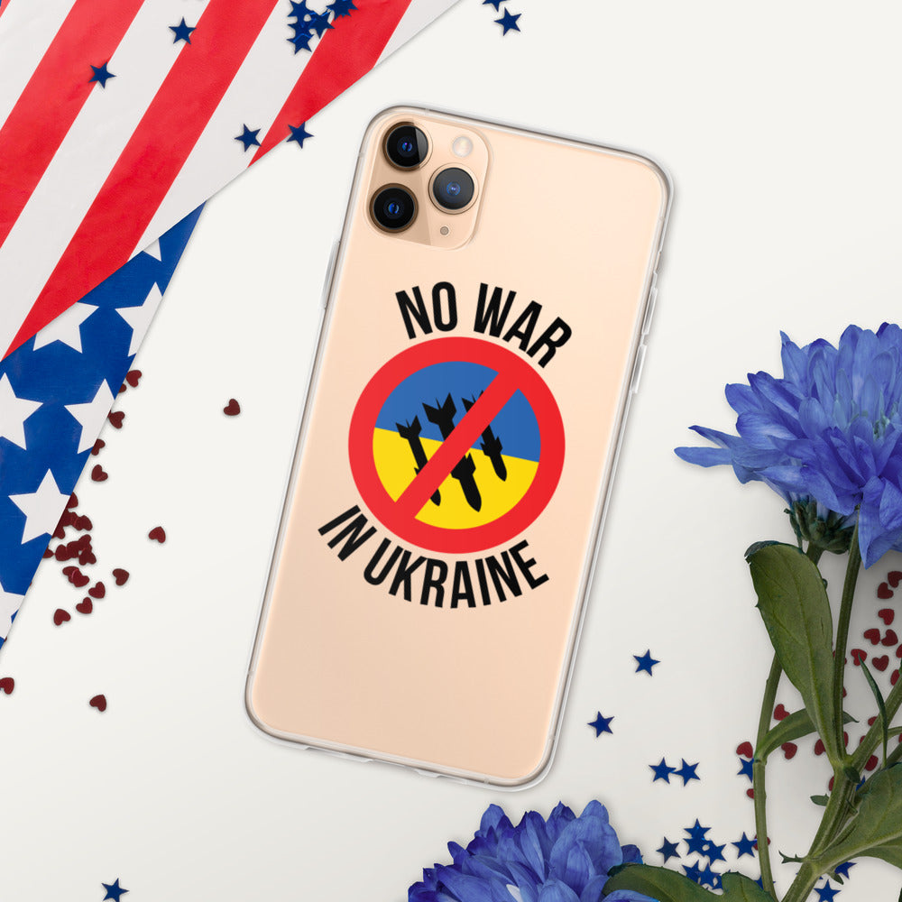 iPhone Case for iPhone 11 / 13 / XR / X / XS / SE / PRO / 12 / 8/7 / MAX NO WAR IN UKRAINE