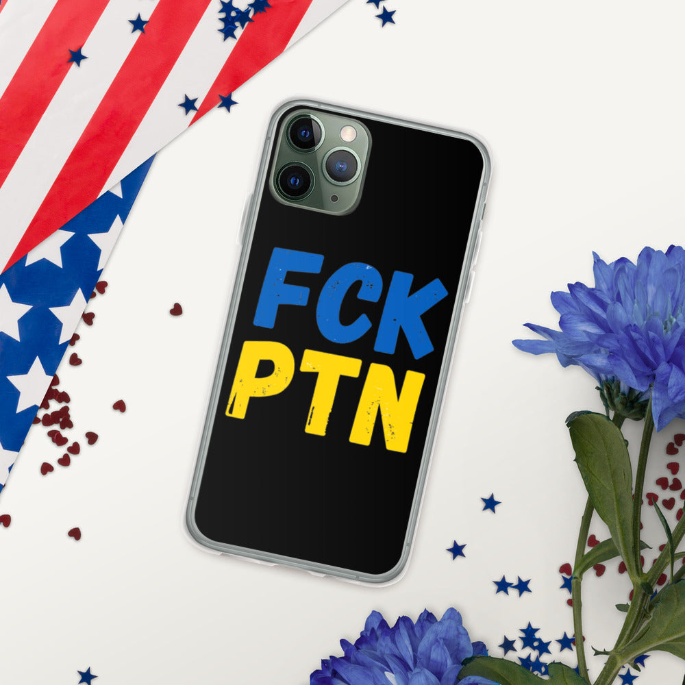 iPhone Case for iPhone 11 / 13 / XR / X / XS / SE / PRO / 12 / 8/7 / MAX UKRAINIAN FLAG COLORS FCK PTN