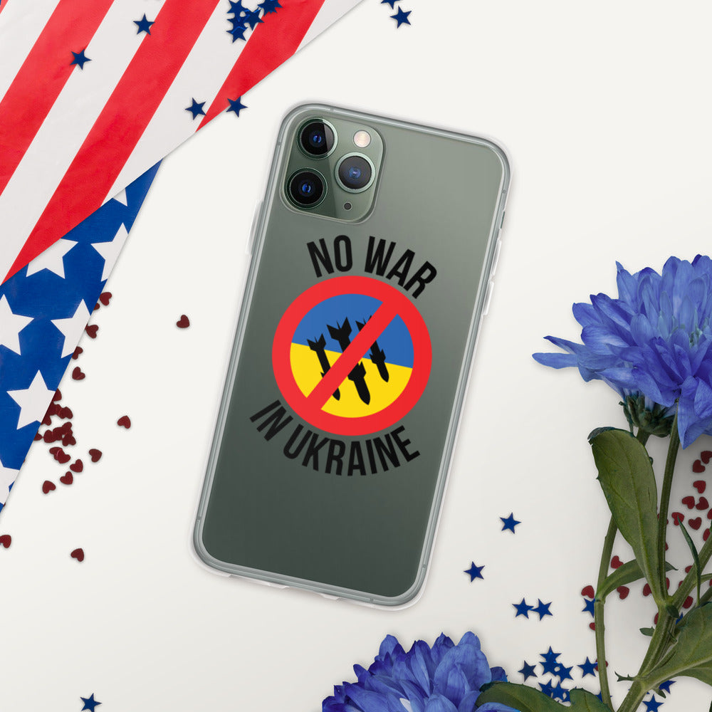 iPhone Case for iPhone 11 / 13 / XR / X / XS / SE / PRO / 12 / 8/7 / MAX NO WAR IN UKRAINE