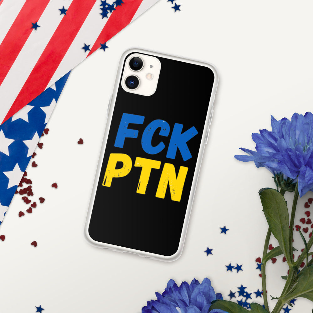 iPhone Case for iPhone 11 / 13 / XR / X / XS / SE / PRO / 12 / 8/7 / MAX UKRAINIAN FLAG COLORS FCK PTN