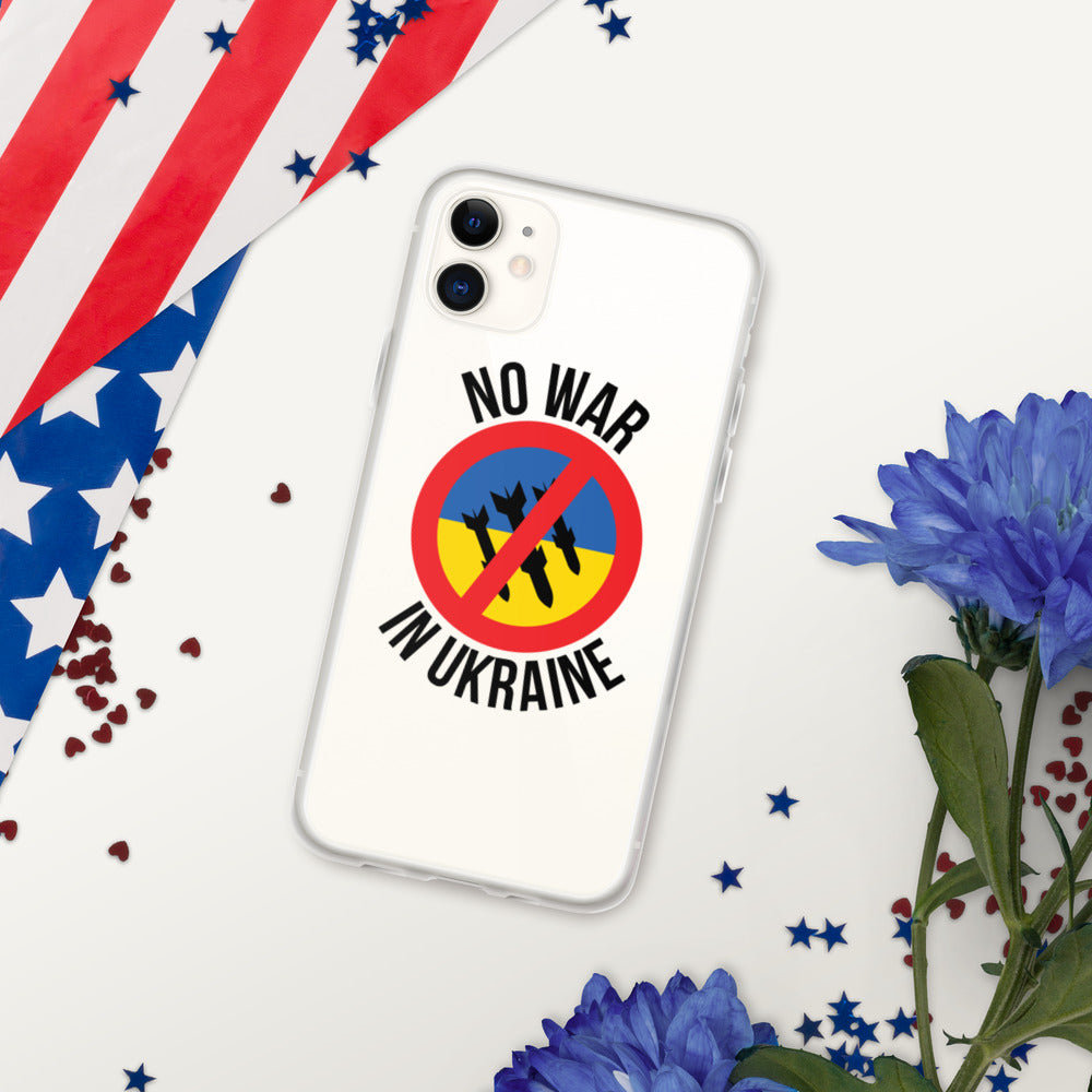 iPhone Case for iPhone 11 / 13 / XR / X / XS / SE / PRO / 12 / 8/7 / MAX NO WAR IN UKRAINE