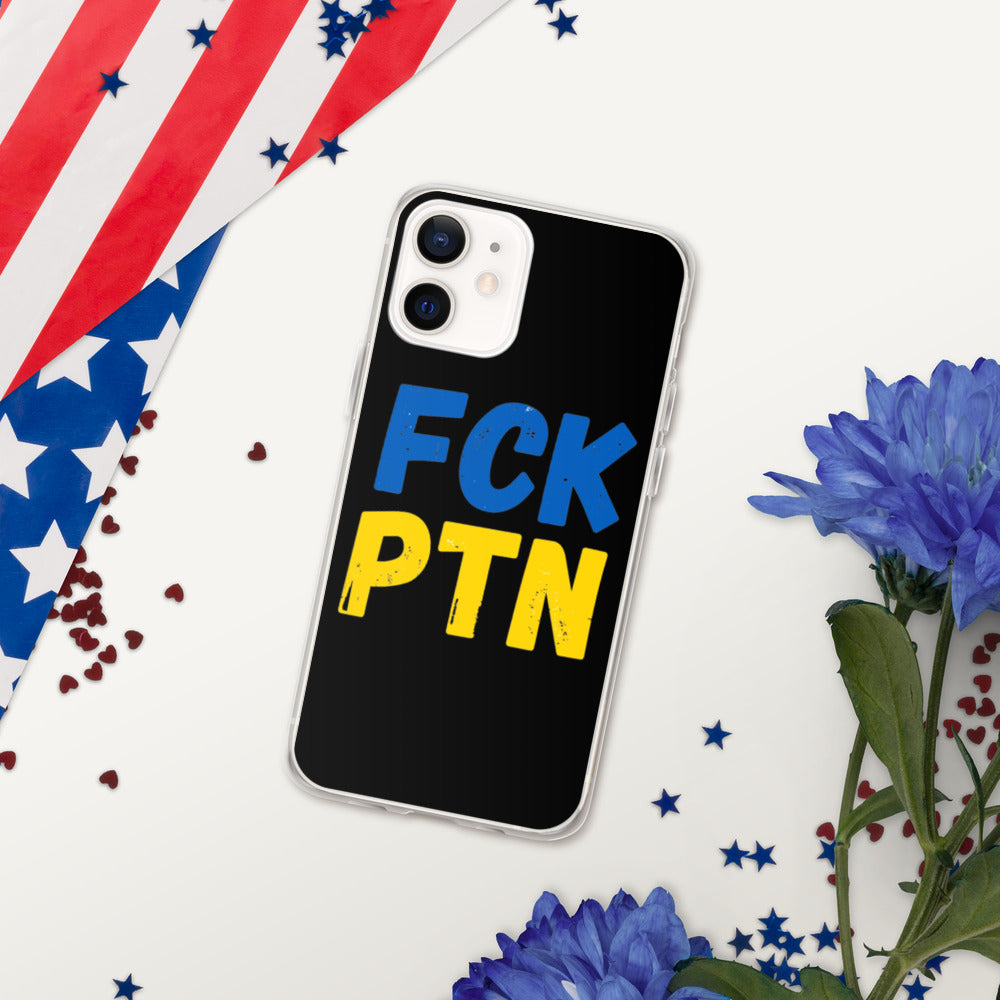 iPhone Case for iPhone 11 / 13 / XR / X / XS / SE / PRO / 12 / 8/7 / MAX UKRAINIAN FLAG COLORS FCK PTN