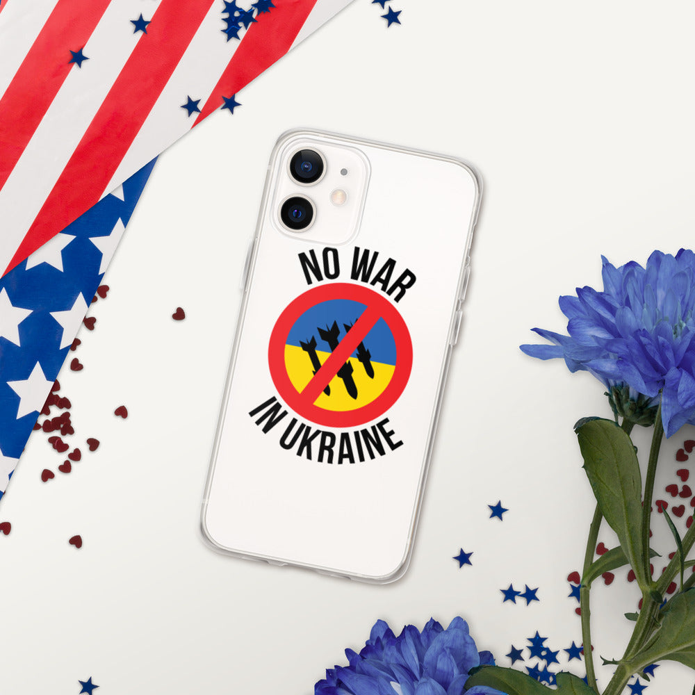 iPhone Case for iPhone 11 / 13 / XR / X / XS / SE / PRO / 12 / 8/7 / MAX NO WAR IN UKRAINE