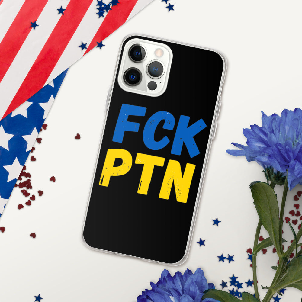 iPhone Case for iPhone 11 / 13 / XR / X / XS / SE / PRO / 12 / 8/7 / MAX UKRAINIAN FLAG COLORS FCK PTN