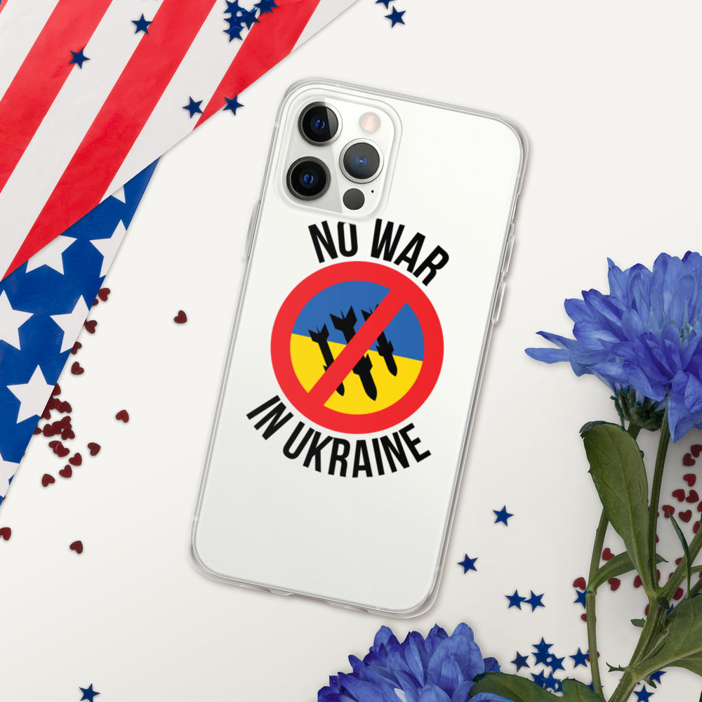 iPhone Case for iPhone 11 / 13 / XR / X / XS / SE / PRO / 12 / 8/7 / MAX NO WAR IN UKRAINE