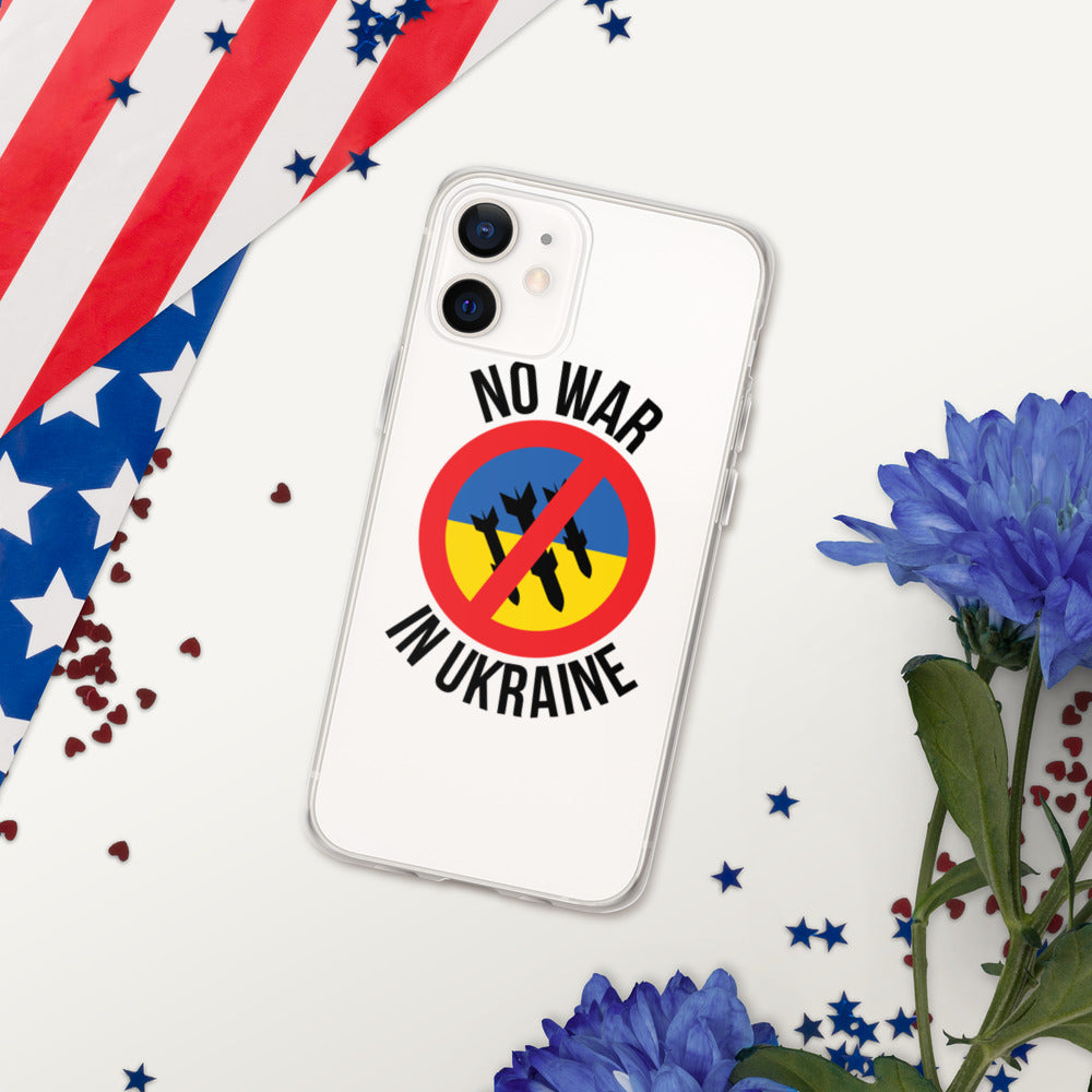 iPhone Case for iPhone 11 / 13 / XR / X / XS / SE / PRO / 12 / 8/7 / MAX NO WAR IN UKRAINE