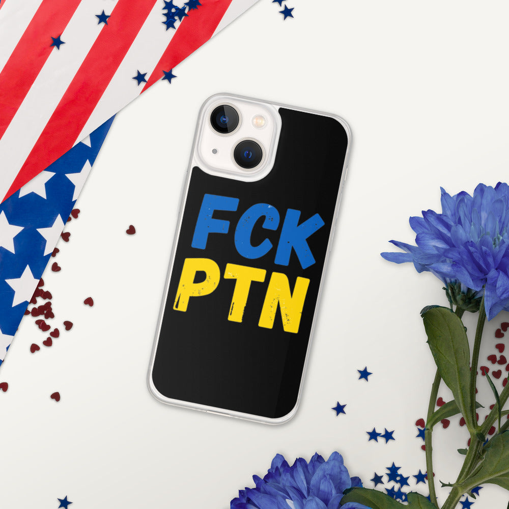 iPhone Case for iPhone 11 / 13 / XR / X / XS / SE / PRO / 12 / 8/7 / MAX UKRAINIAN FLAG COLORS FCK PTN