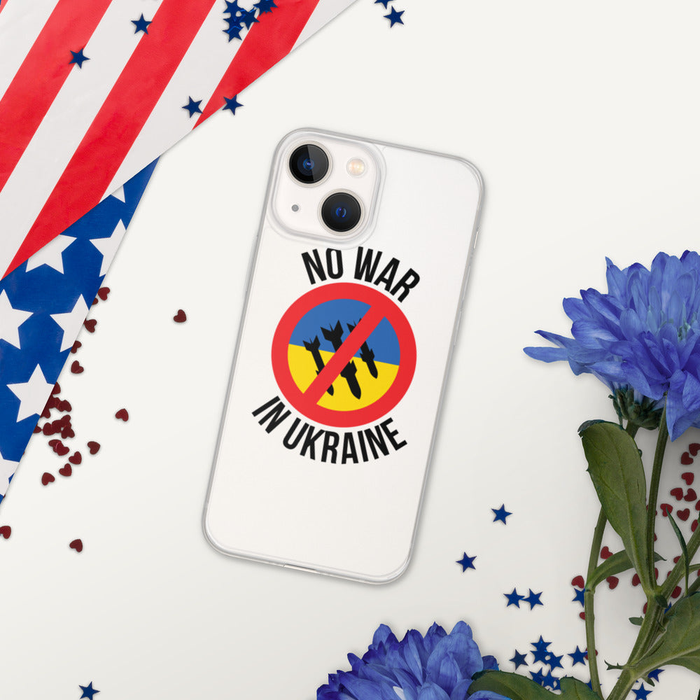 iPhone Case for iPhone 11 / 13 / XR / X / XS / SE / PRO / 12 / 8/7 / MAX NO WAR IN UKRAINE