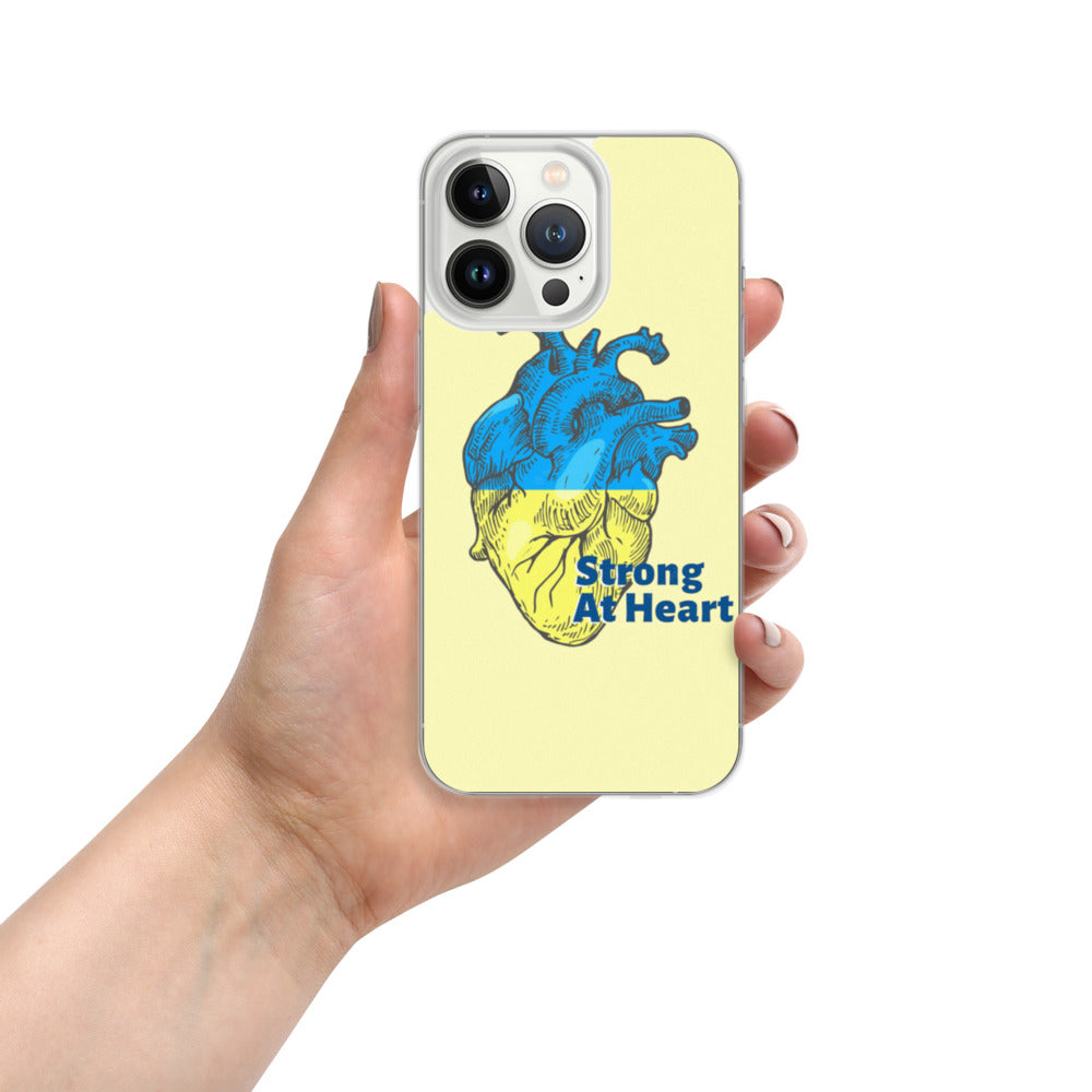 iPhone Case for iPhone 11 13 XR X XS SE PRO 12 8 7 MAX UKRAINIAN FLAG COLORS STRONG AT HEART