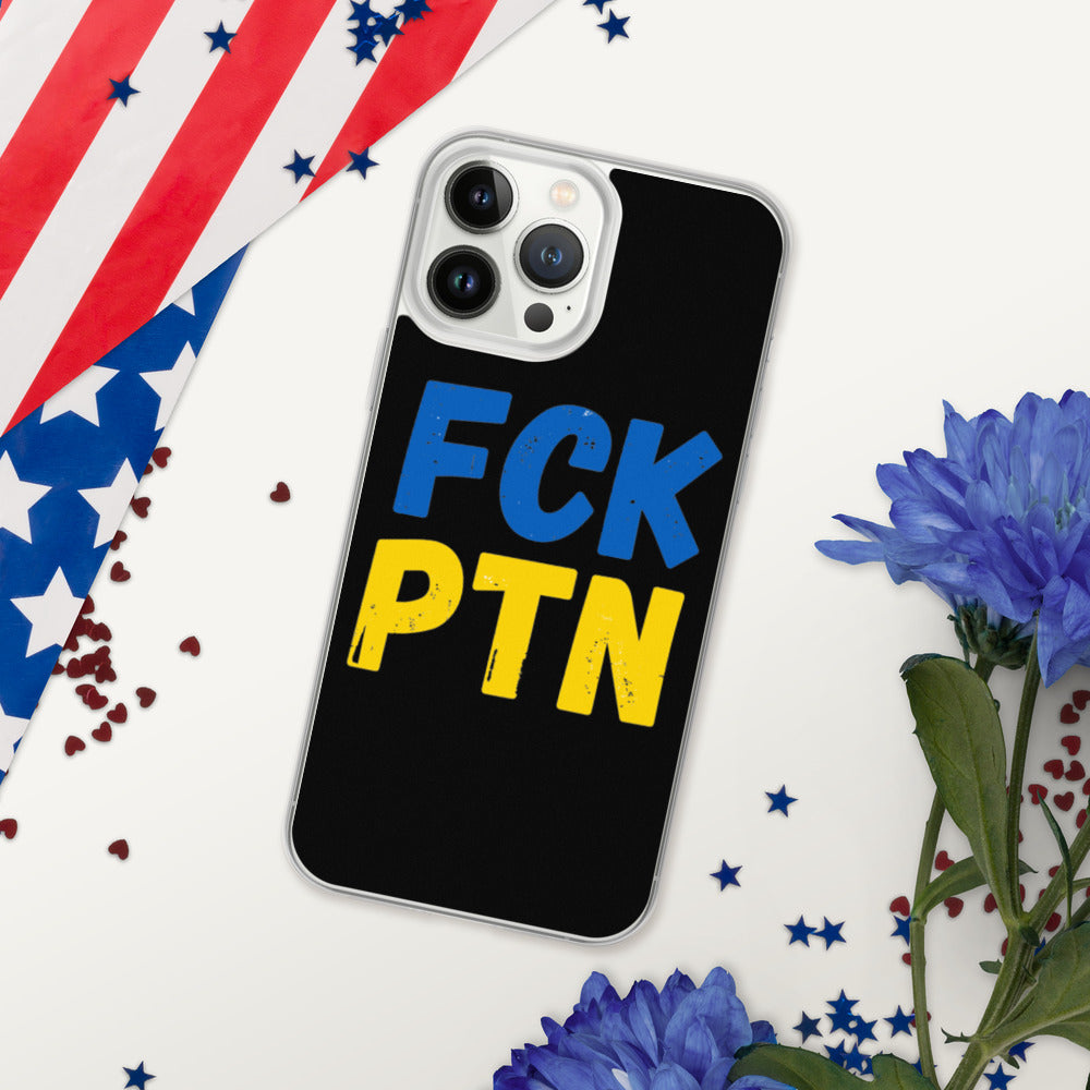 iPhone Case for iPhone 11 / 13 / XR / X / XS / SE / PRO / 12 / 8/7 / MAX UKRAINIAN FLAG COLORS FCK PTN