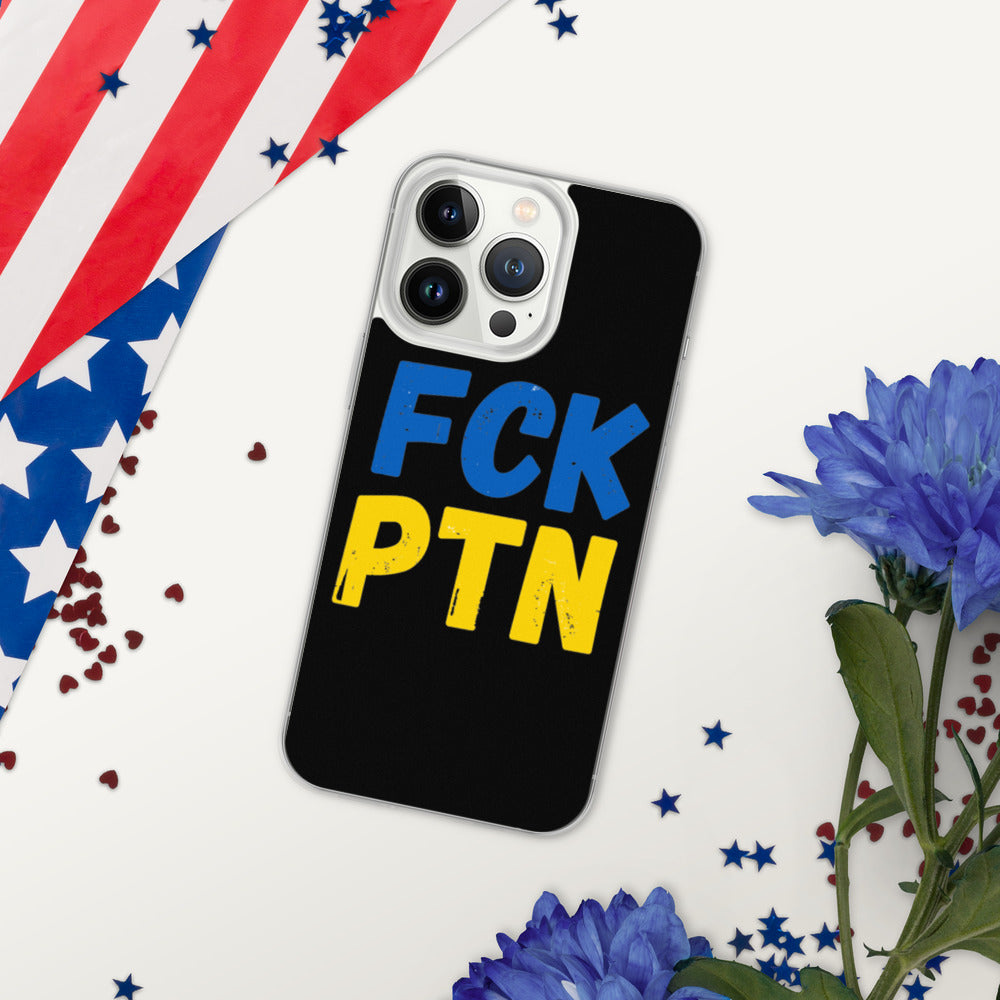 iPhone Case for iPhone 11 / 13 / XR / X / XS / SE / PRO / 12 / 8/7 / MAX UKRAINIAN FLAG COLORS FCK PTN