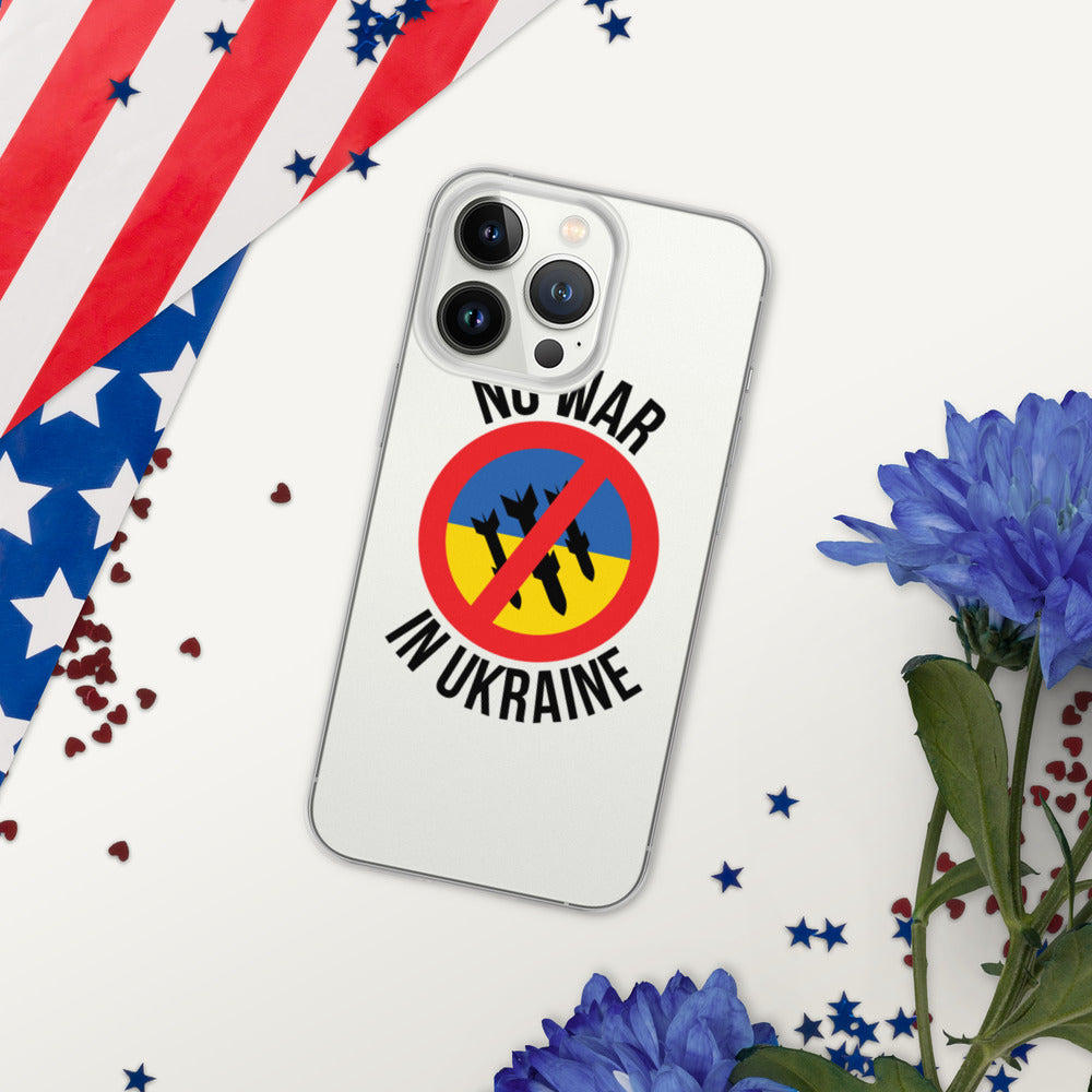 iPhone Case for iPhone 11 / 13 / XR / X / XS / SE / PRO / 12 / 8/7 / MAX NO WAR IN UKRAINE