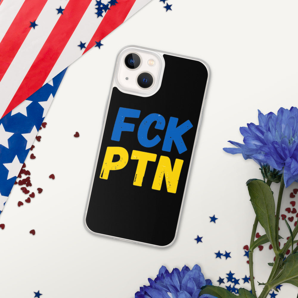 iPhone Case for iPhone 11 / 13 / XR / X / XS / SE / PRO / 12 / 8/7 / MAX UKRAINIAN FLAG COLORS FCK PTN