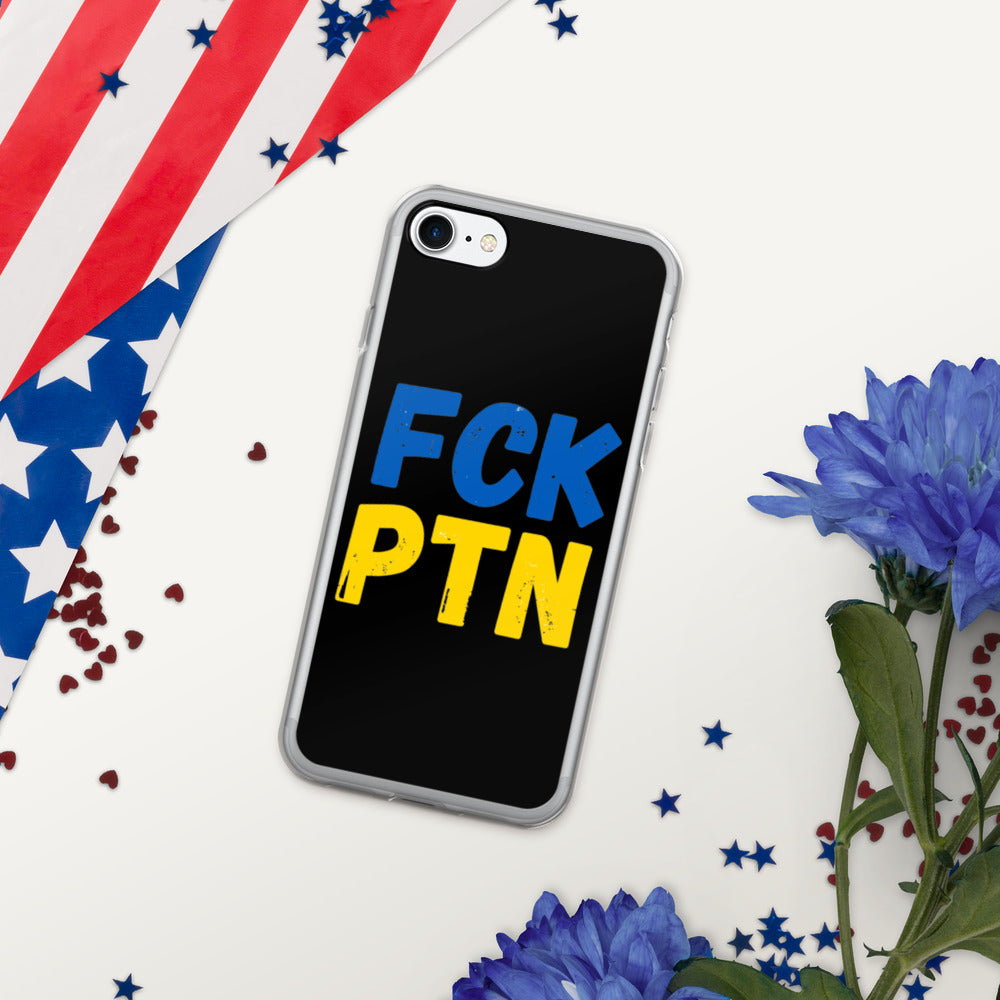 iPhone Case for iPhone 11 / 13 / XR / X / XS / SE / PRO / 12 / 8/7 / MAX UKRAINIAN FLAG COLORS FCK PTN