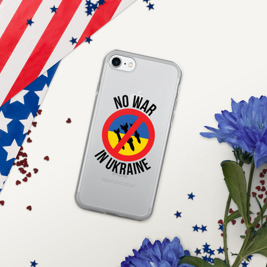 iPhone Case for iPhone 11 / 13 / XR / X / XS / SE / PRO / 12 / 8/7 / MAX NO WAR IN UKRAINE