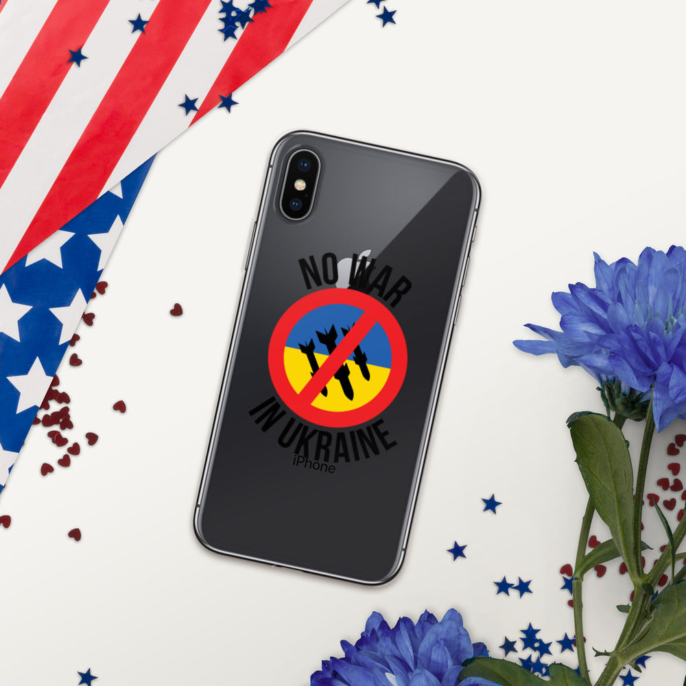 iPhone Case for iPhone 11 / 13 / XR / X / XS / SE / PRO / 12 / 8/7 / MAX NO WAR IN UKRAINE