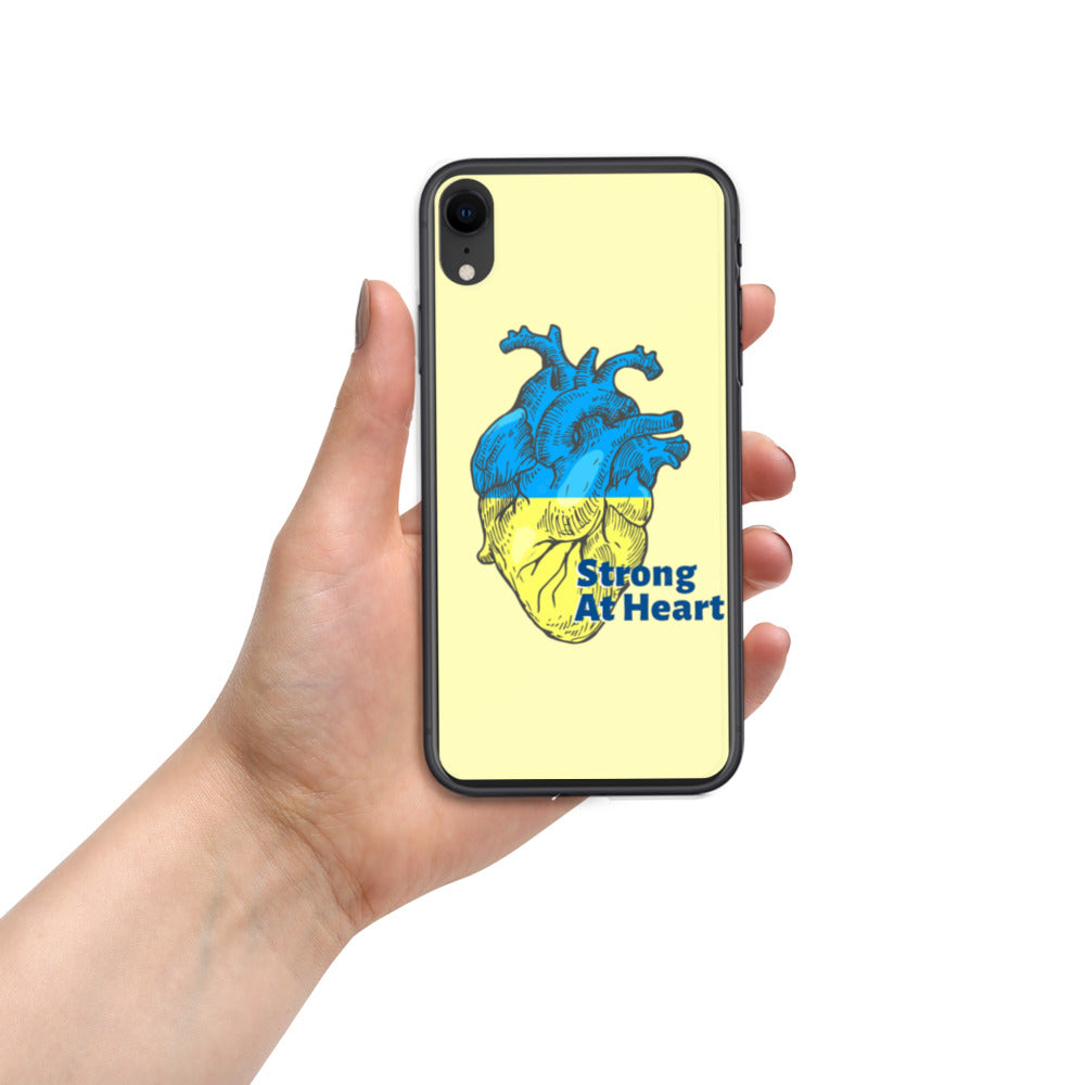 iPhone Case for iPhone 11 / 13 / XR / X / XS / SE / PRO / 12 / 8/7 / MAX UKRAINIAN FLAG COLORS STRONG AT HEART