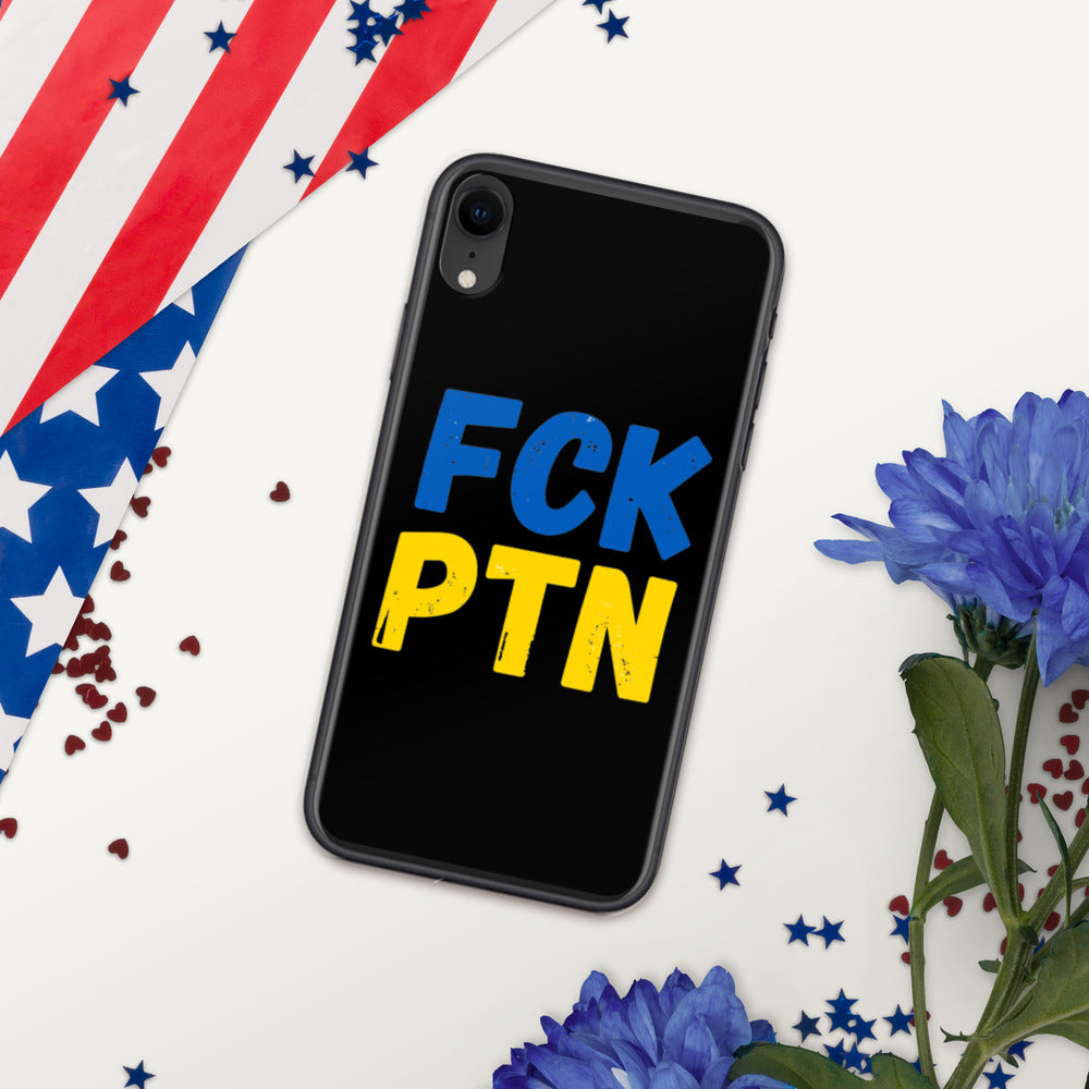 iPhone Case for iPhone 11 / 13 / XR / X / XS / SE / PRO / 12 / 8/7 / MAX UKRAINIAN FLAG COLORS FCK PTN