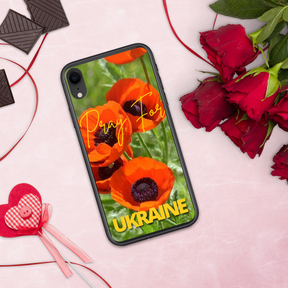 iPhone Case for iPhone 11 / 13 / XR / X / XS / SE / PRO / 12 / 8/7 / MAX PRAY FOR UKRAINE POPPIES