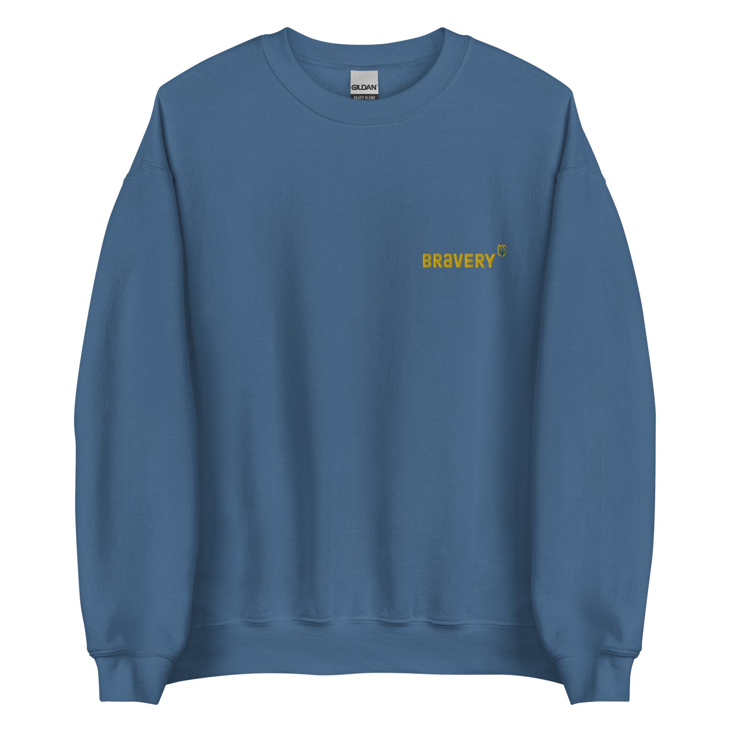 Embroidered Unisex Sweatshirt BRAVERY Ukrainian Symbol Clothing