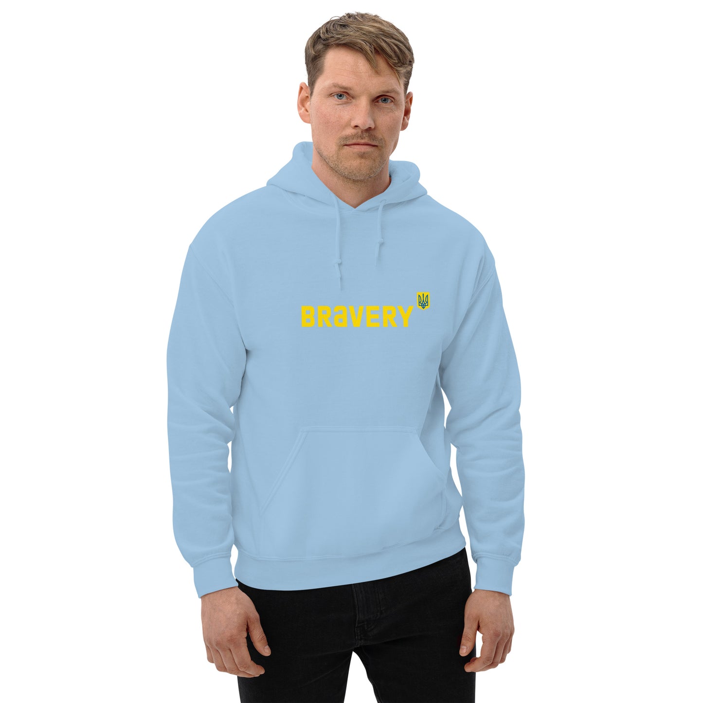 Unisex Hoodie BRAVERY, Ukrainian Symbol Clothing