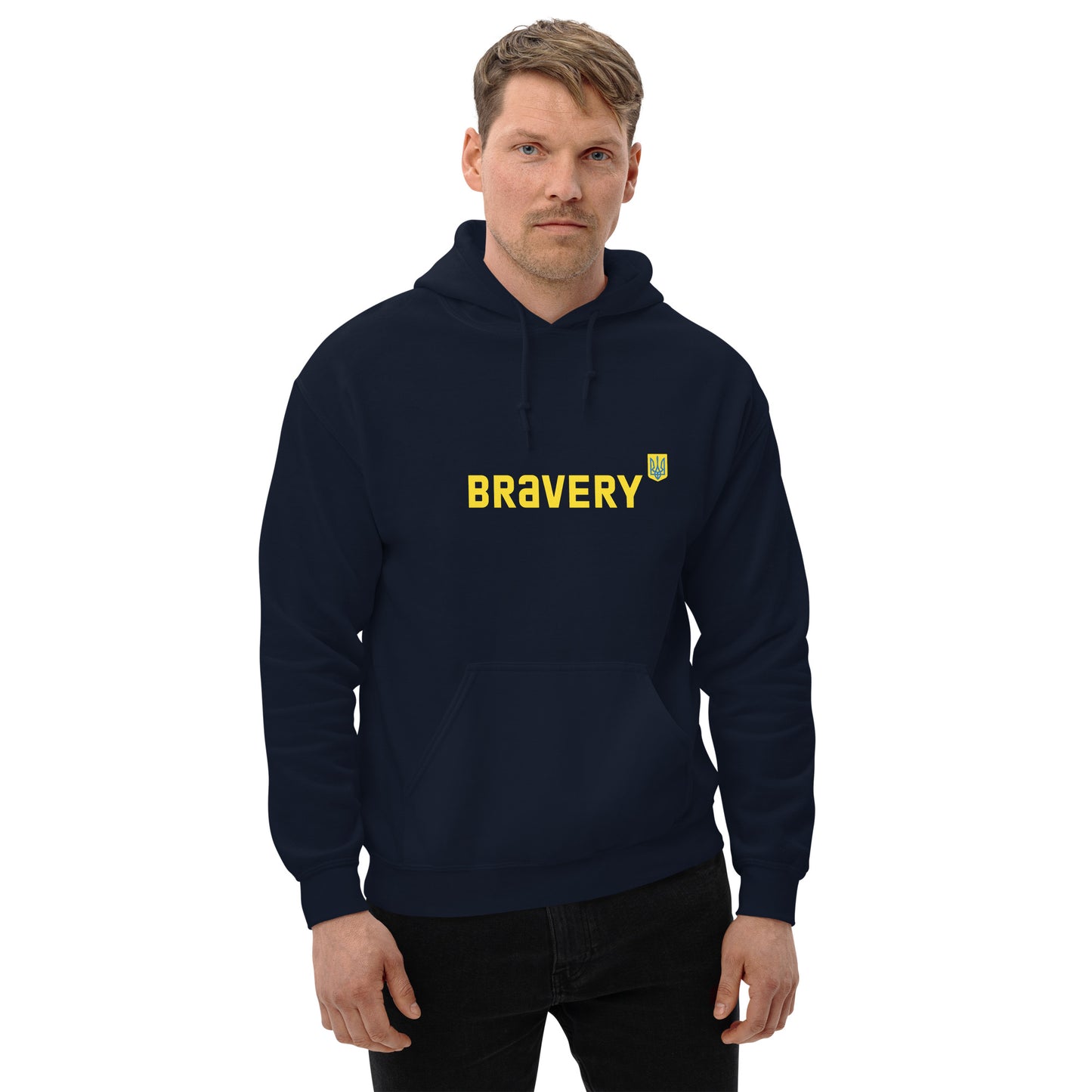 Unisex Hoodie BRAVERY, Ukrainian Symbol Clothing