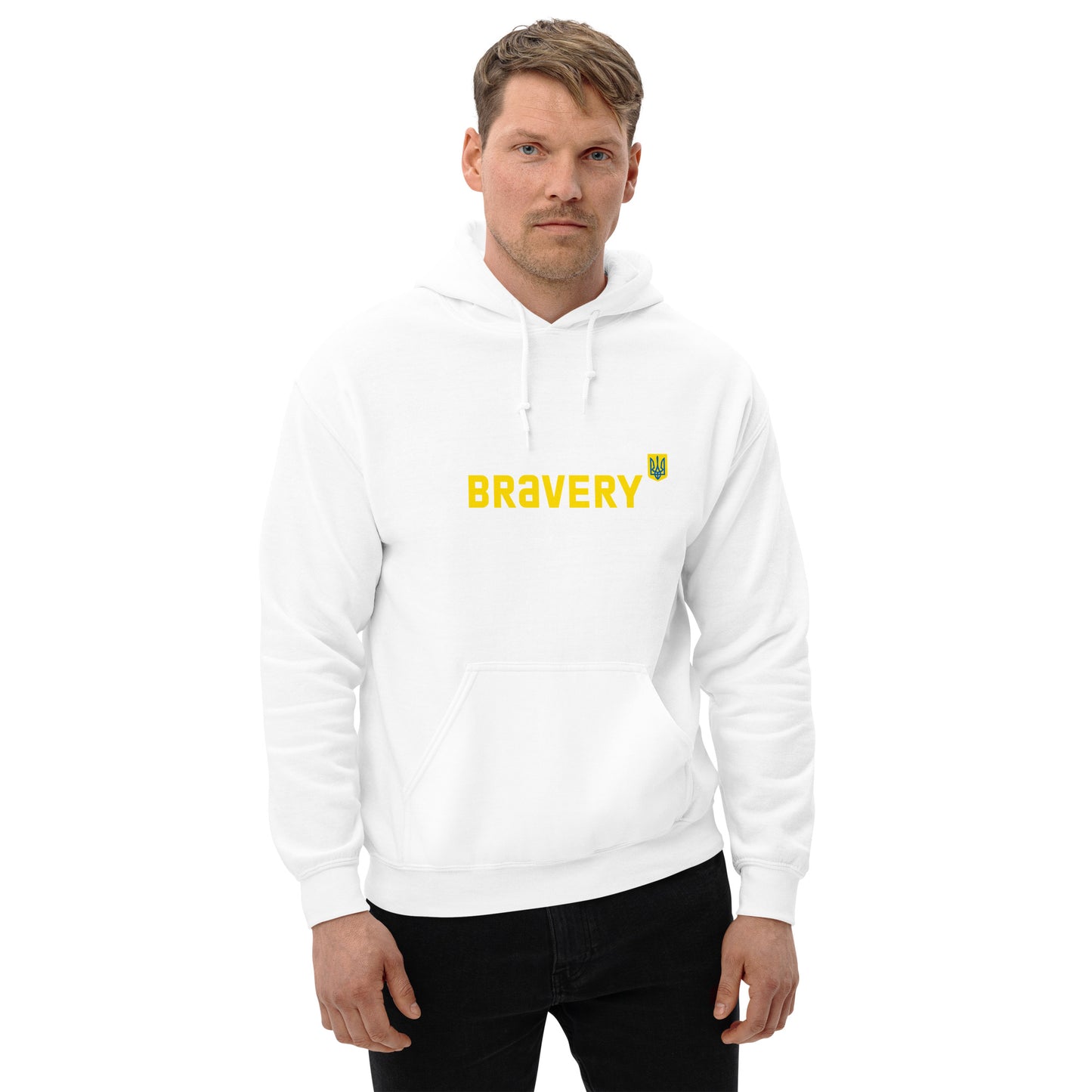 Unisex Hoodie BRAVERY, Ukrainian Symbol Clothing